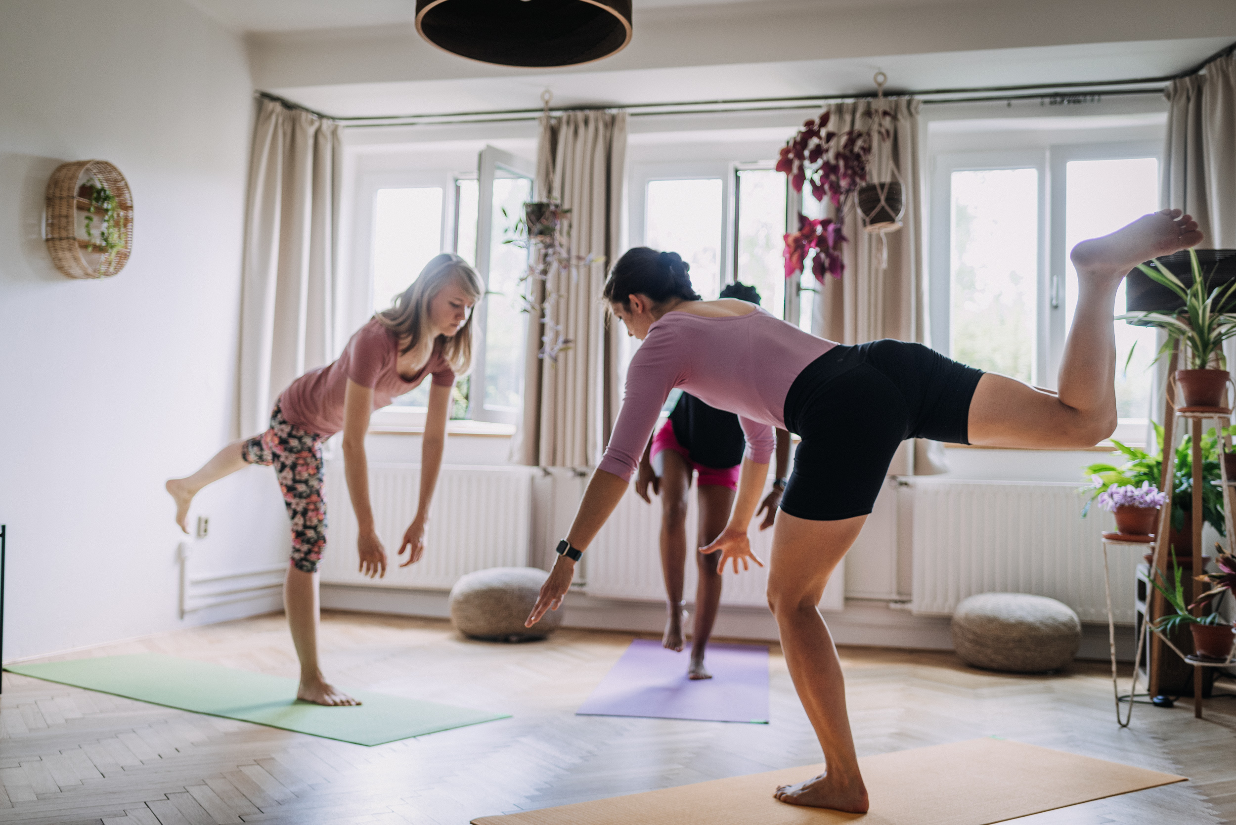 Funkční pilates – balanc ve stoje